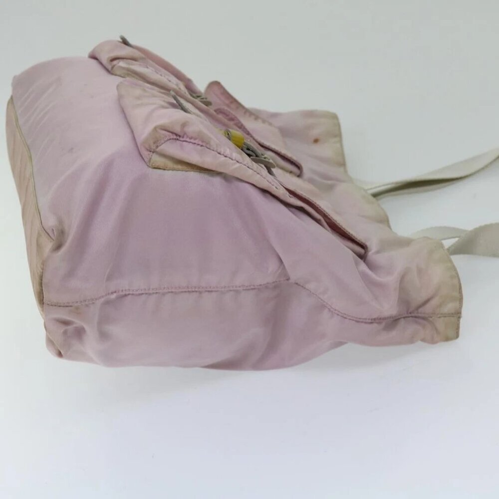 PRADA Tote Bag Nylon Pink Auth 69661 - Picture 4 of 16